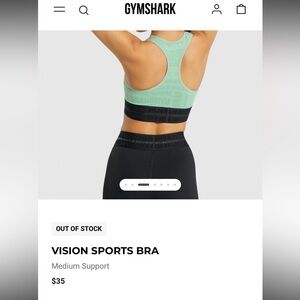 4/$50 Gymshark Bra NWOT
